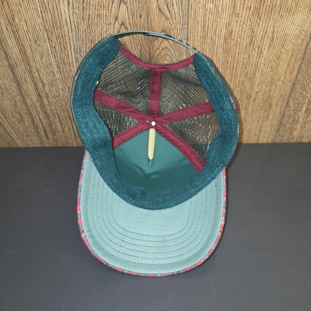 Natural Life Hat Cap Snap Back Womens Adjustable World Map Travel Quote Floral
